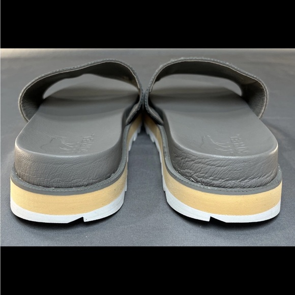 Sorel Women's ROAMING EASY SLIDES Sandals Shoes Size 8‎ GREY/SEA SALT - Picture 6 of 8